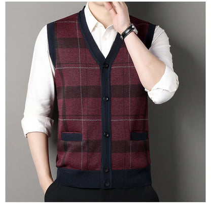 Knit Cardigan Vest
