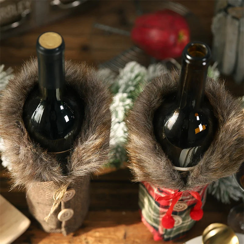 Wine Bottle Christmas Holder