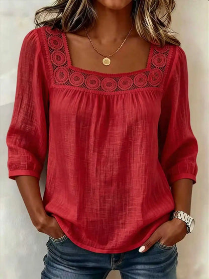 Cotton Lace Blouse