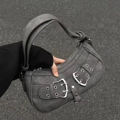 Grey Shoulder Bag