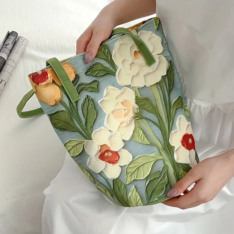 Floral Bucket Bag