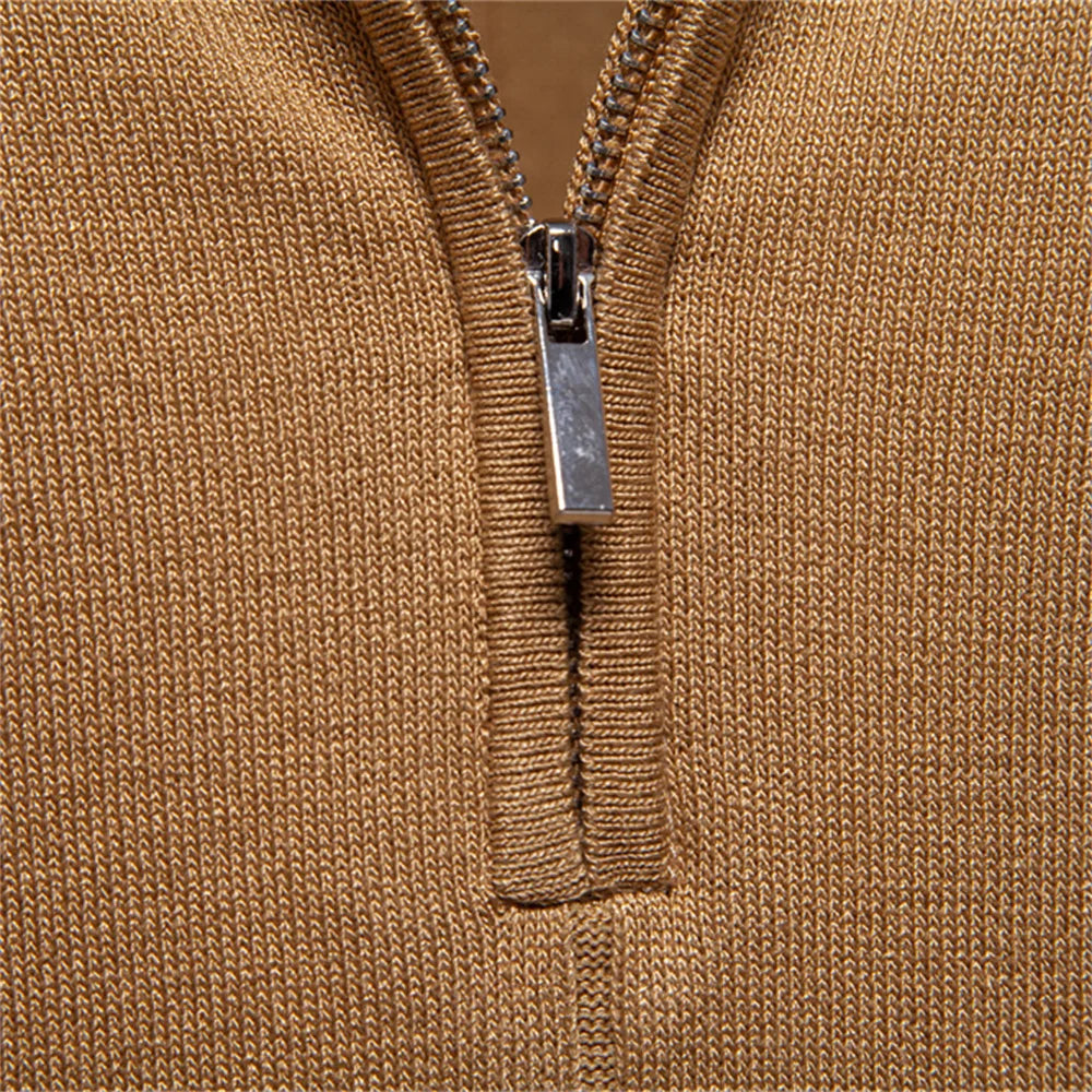 Quarter-zip Knit Polo