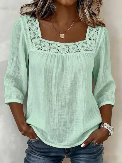 Cotton Lace Blouse