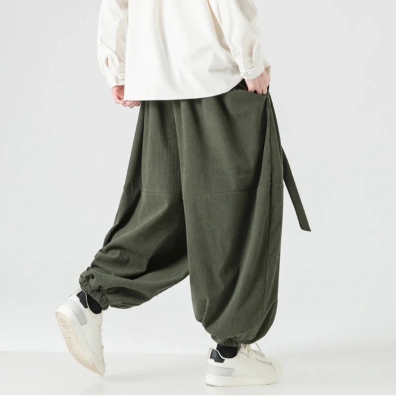 Corduroy Balloon Pants