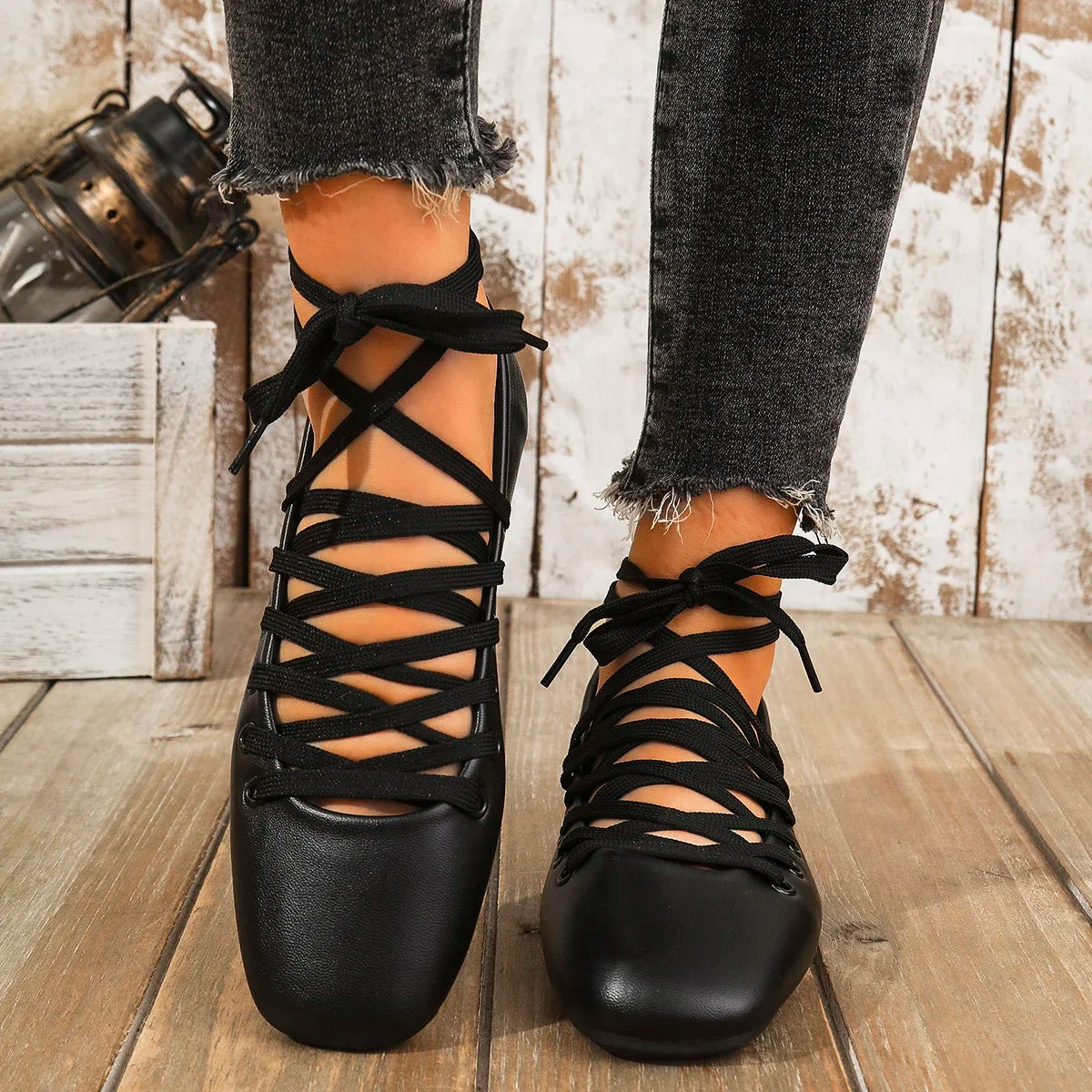 Ankle Strap Flats