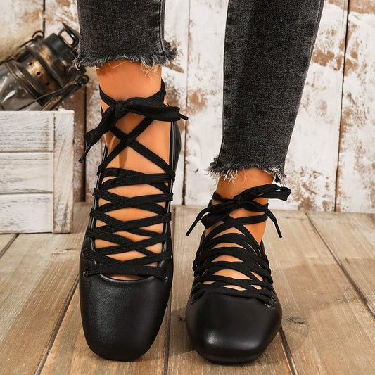 Ankle Strap Flats