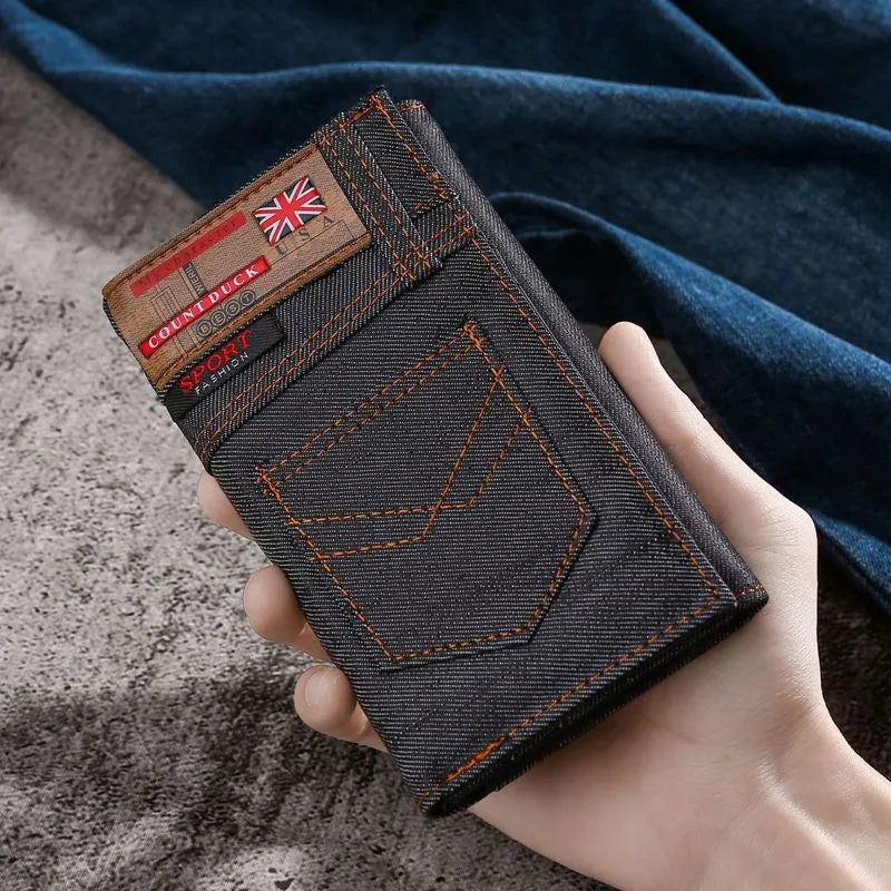 Vintage Denim Wallet