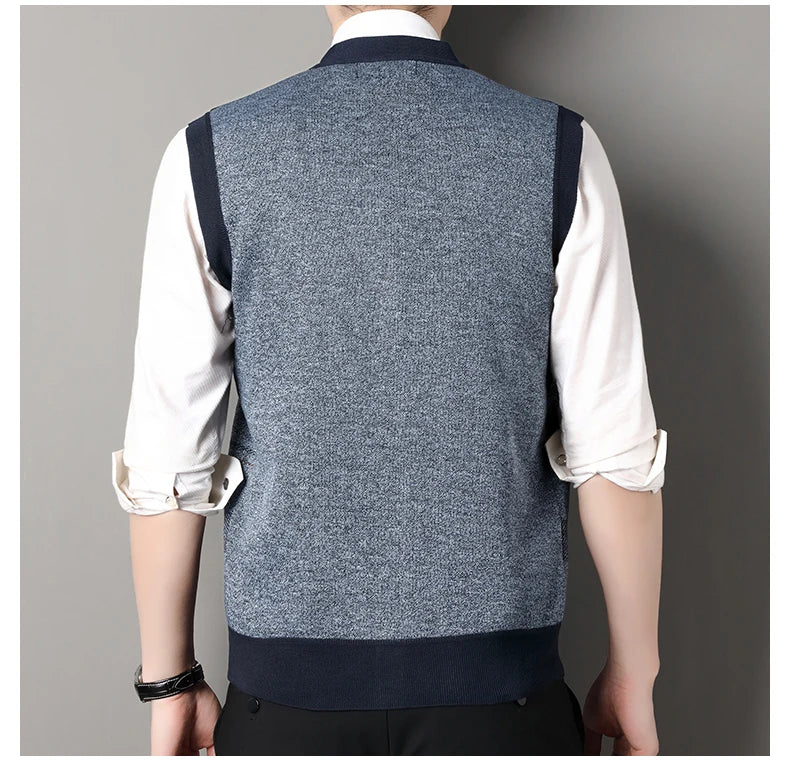 Knit Cardigan Vest
