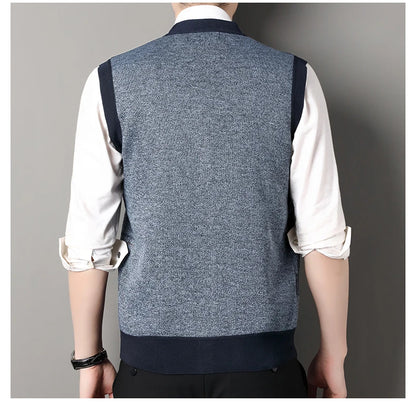 Knit Cardigan Vest