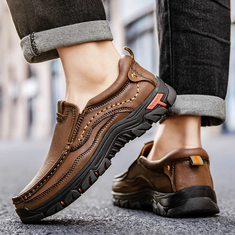 Leather Driving Loafers