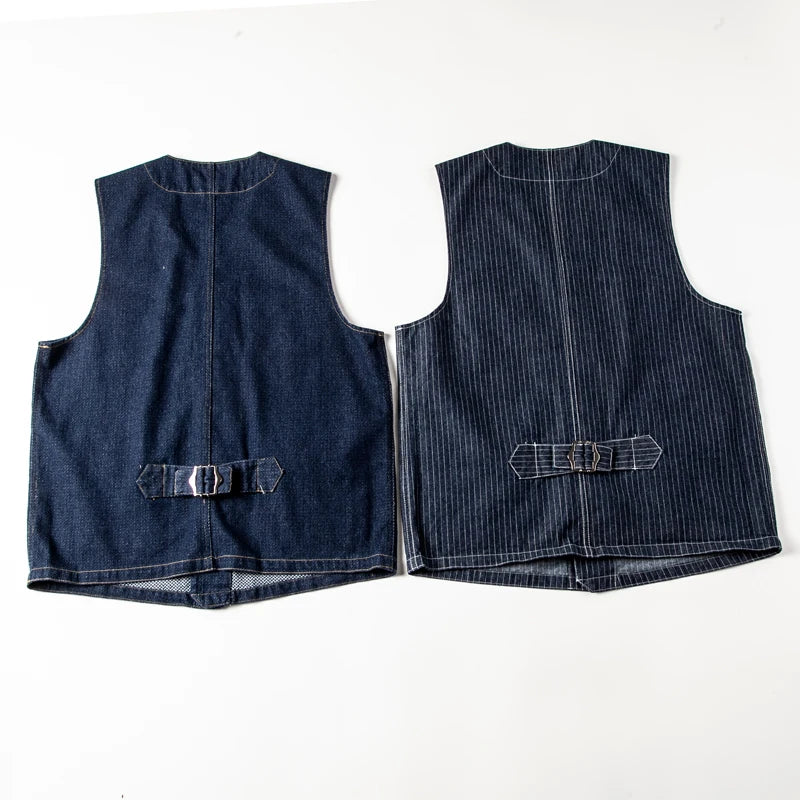 Denim Utility Vest