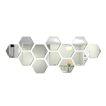 Hexagon Mirror Decals