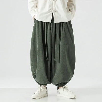 Corduroy Balloon Pants