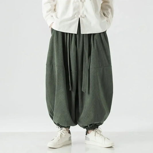 Corduroy Balloon Pants