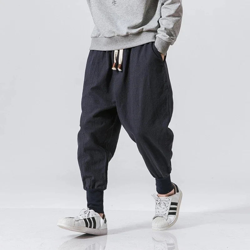 Cotton Harem Pants
