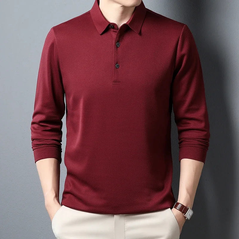 Long-sleeve Casual Polo