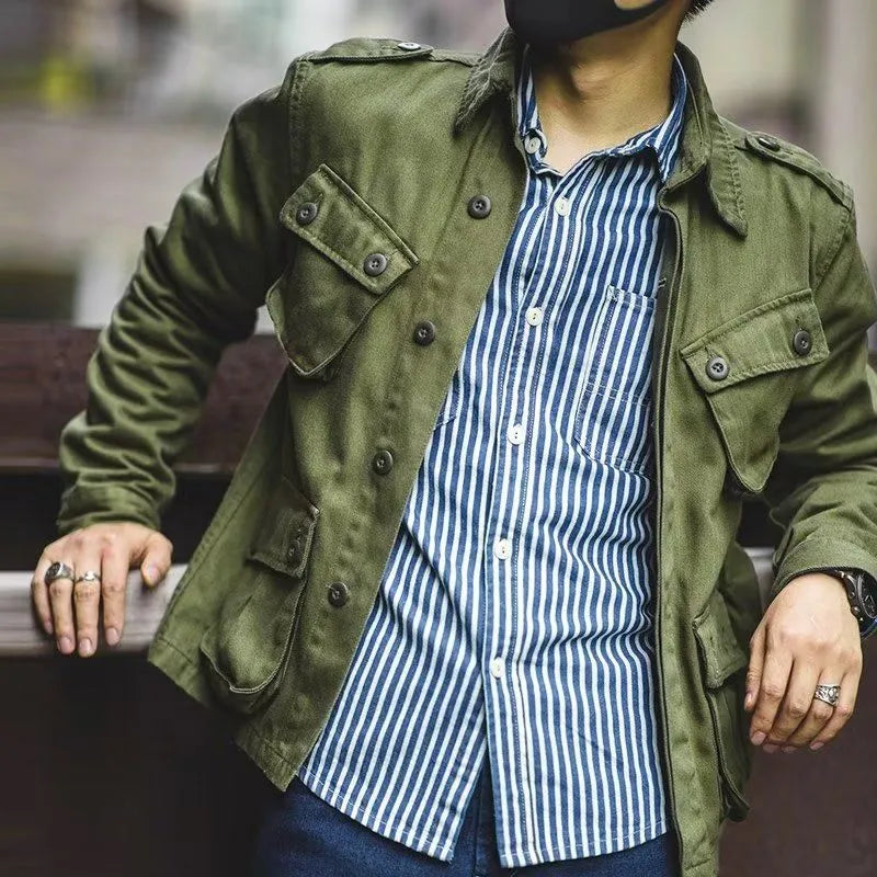 Retro Multi-Pocket Jacket