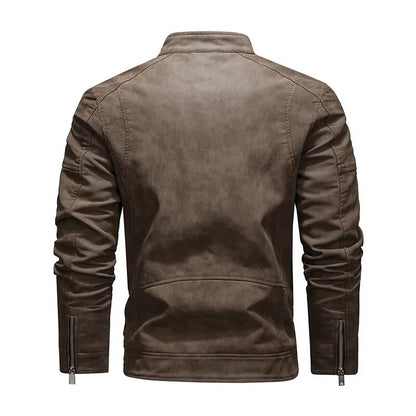 Military Leather Jacket