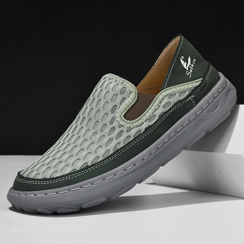 Mesh Slip-On Sneakers