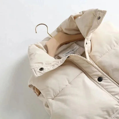 Drawstring Padded Vest