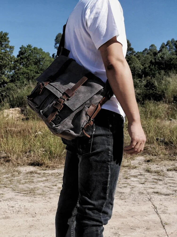 Canvas Messenger Bag