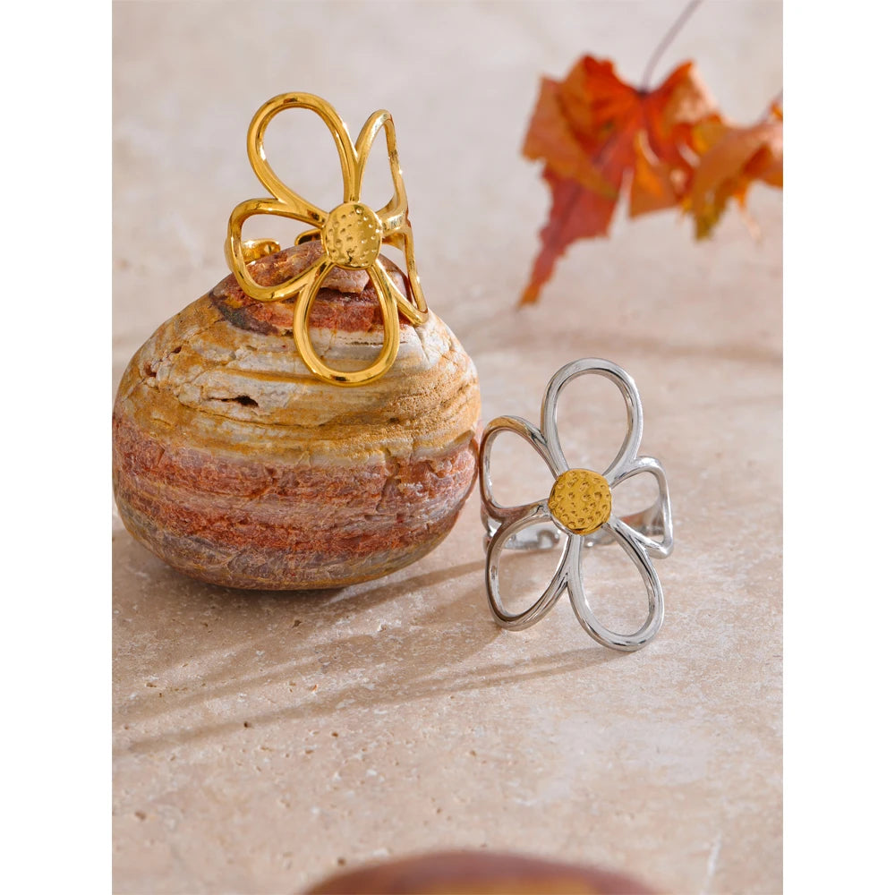 Adjustable Flower Ring