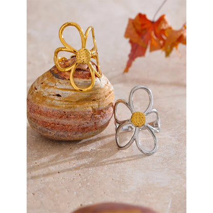 Adjustable Flower Ring