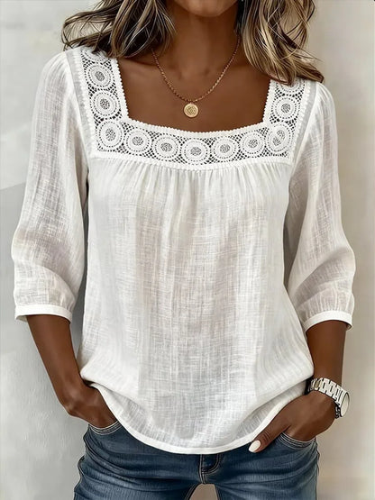 Cotton Lace Blouse