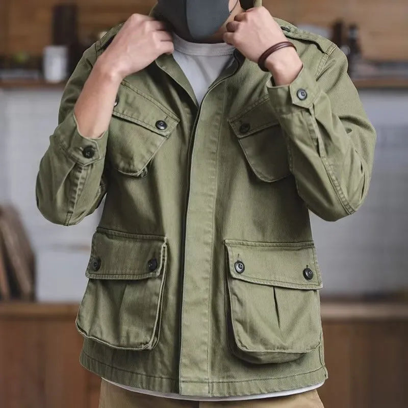 Retro Multi-Pocket Jacket