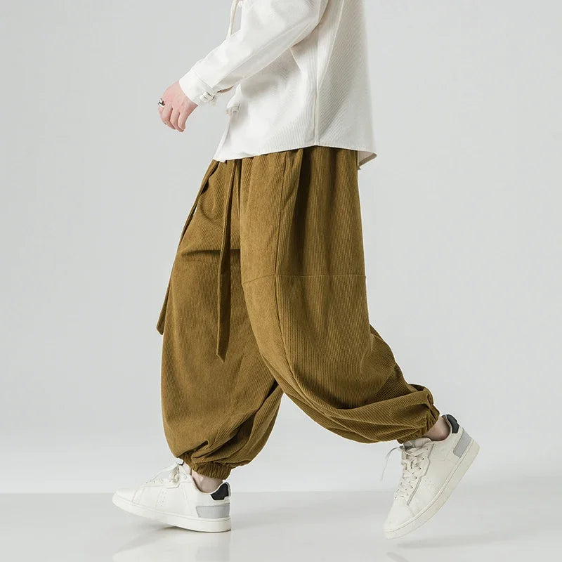 Corduroy Balloon Pants