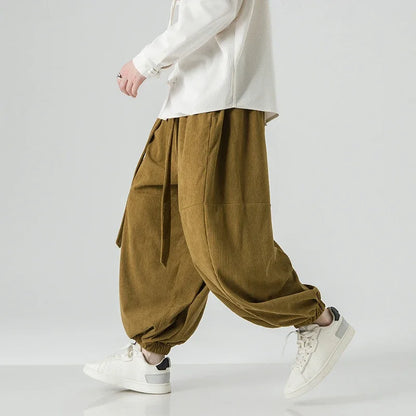 Corduroy Balloon Pants