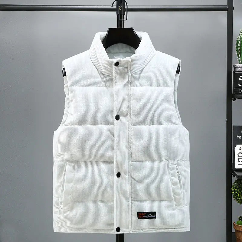 Corduroy Zip Vest