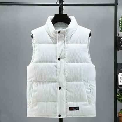 Corduroy Zip Vest