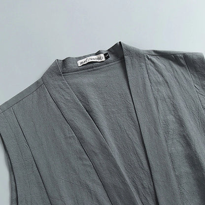 Tang frog-knot closure Vest