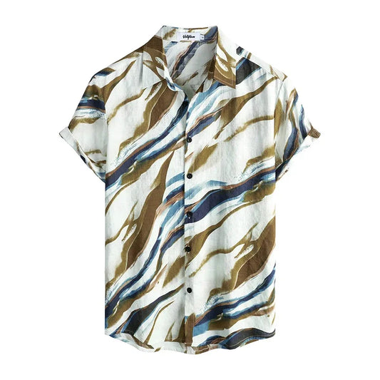 Brushstroke Print Shirt