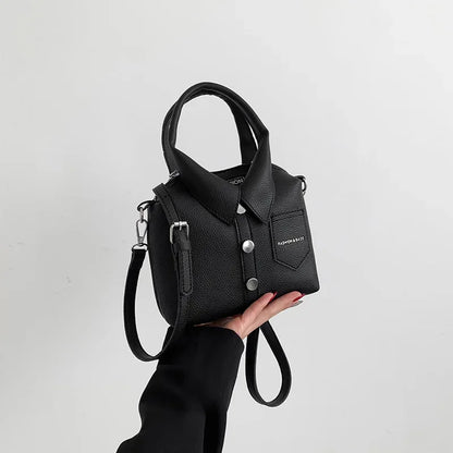 Shirt-Style Crossbody Bag