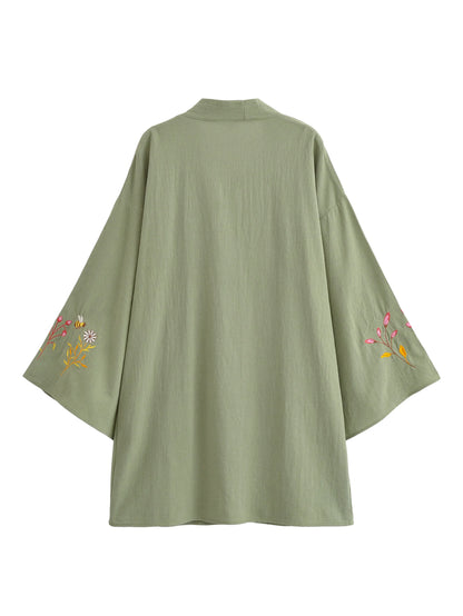 Cotton Kimono Cover-Up