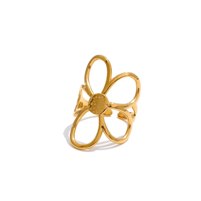 Adjustable Flower Ring