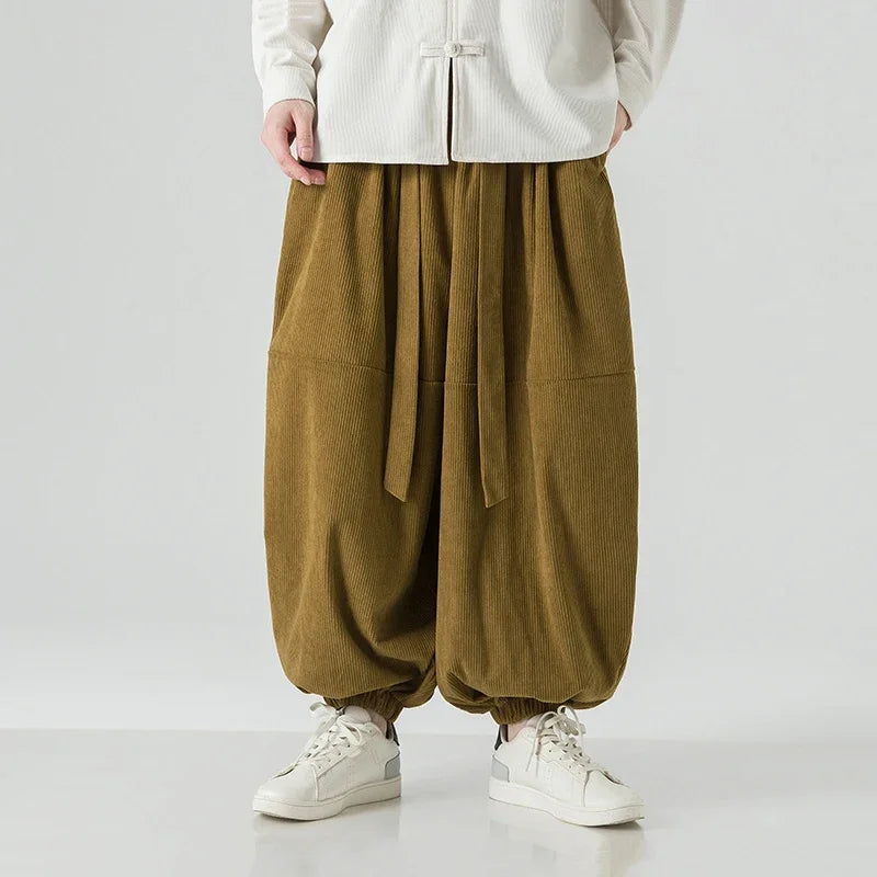 Corduroy Balloon Pants