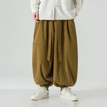 Corduroy Balloon Pants