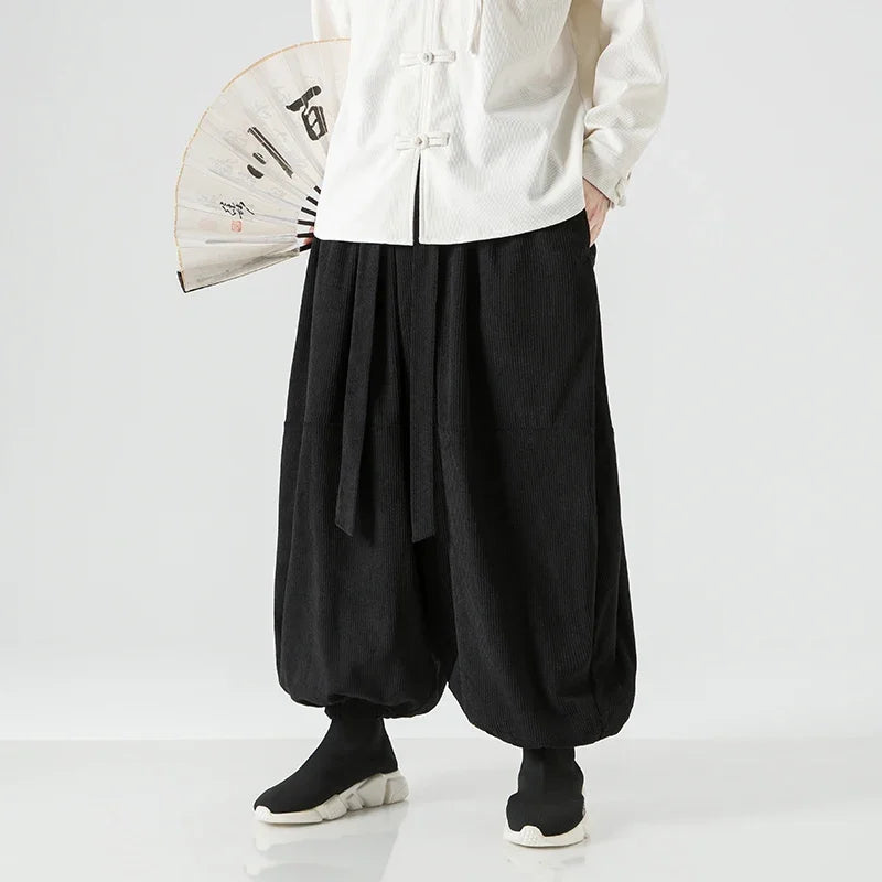 Corduroy Balloon Pants