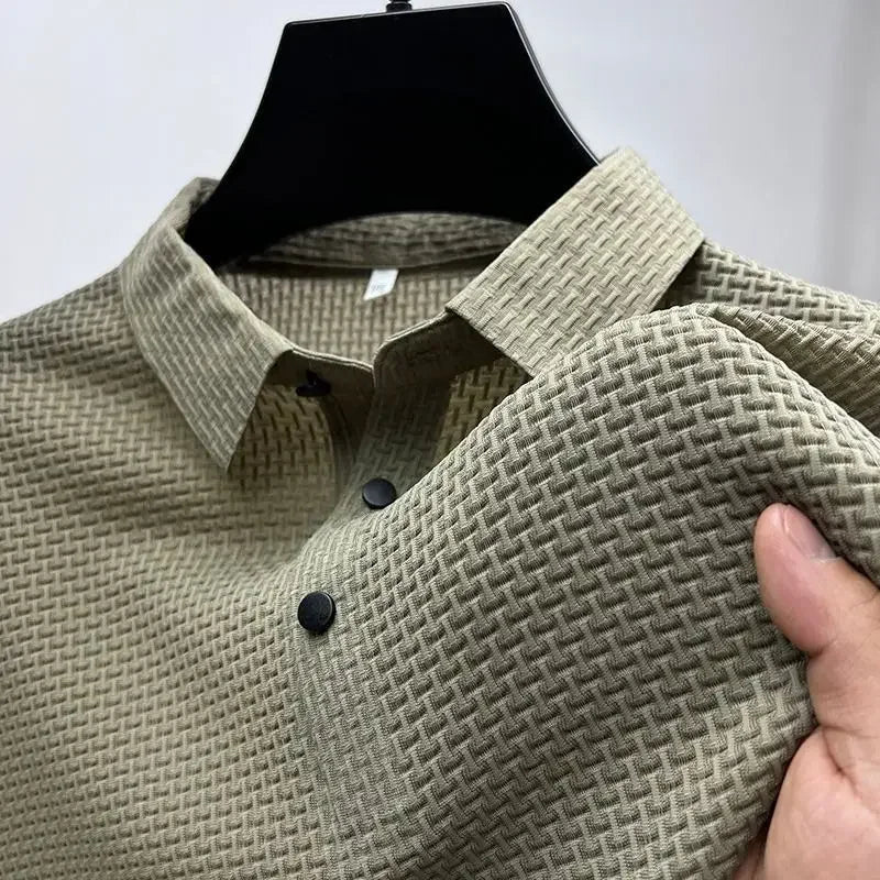 Textured Capri Polo