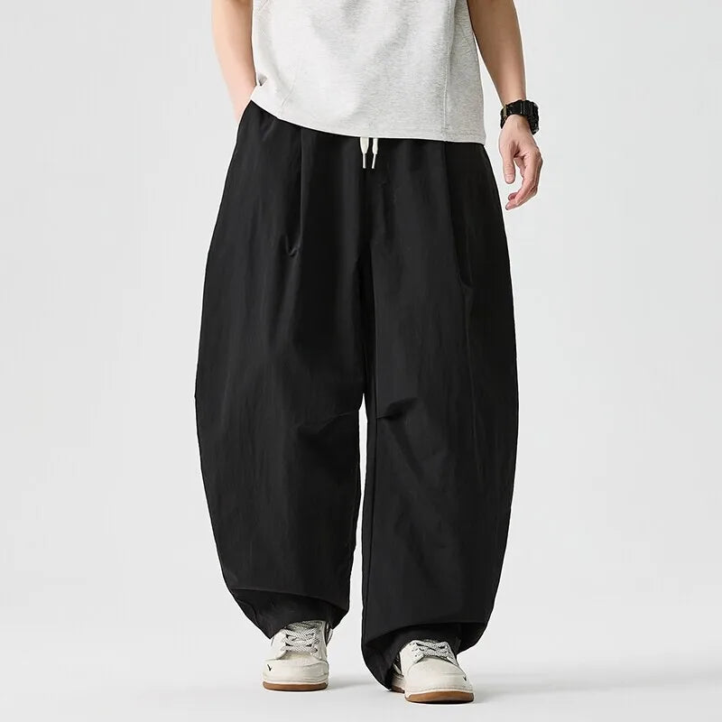Oversized Wide-leg Trousers