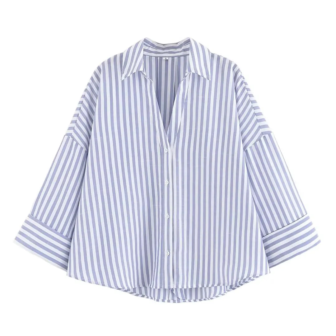 Oversized Cropped Shirt
