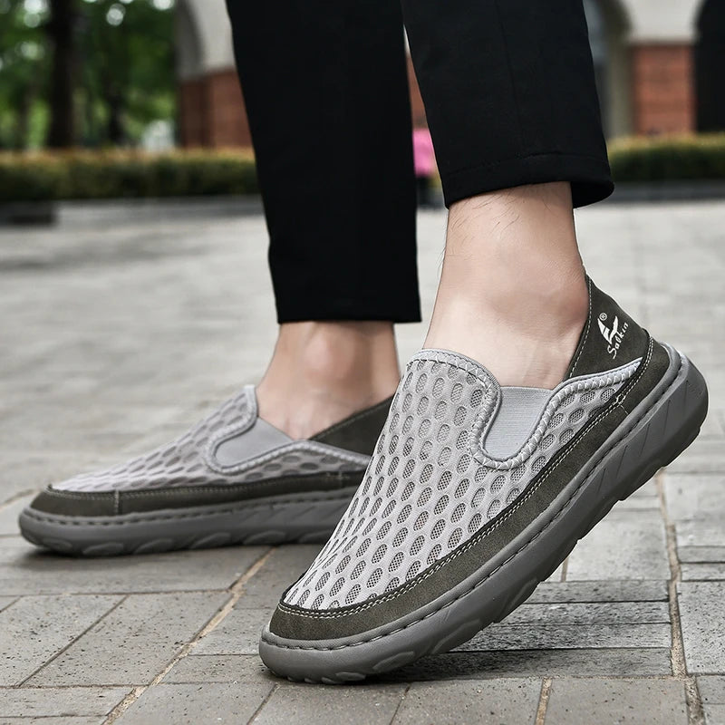 Mesh Slip-On Sneakers