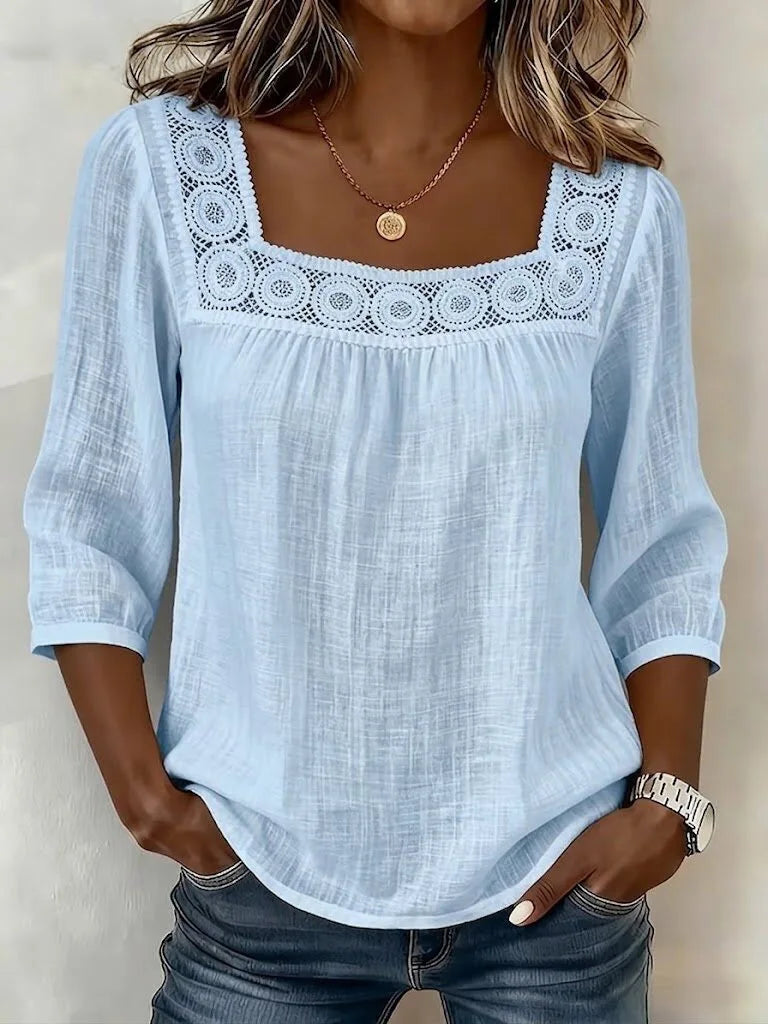 Cotton Lace Blouse