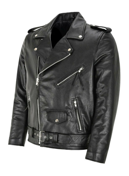 Belted Biker Jacket