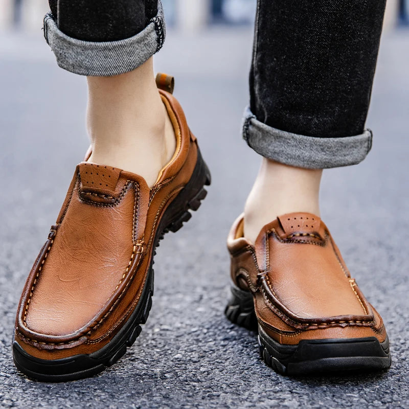 Leather Driving Loafers