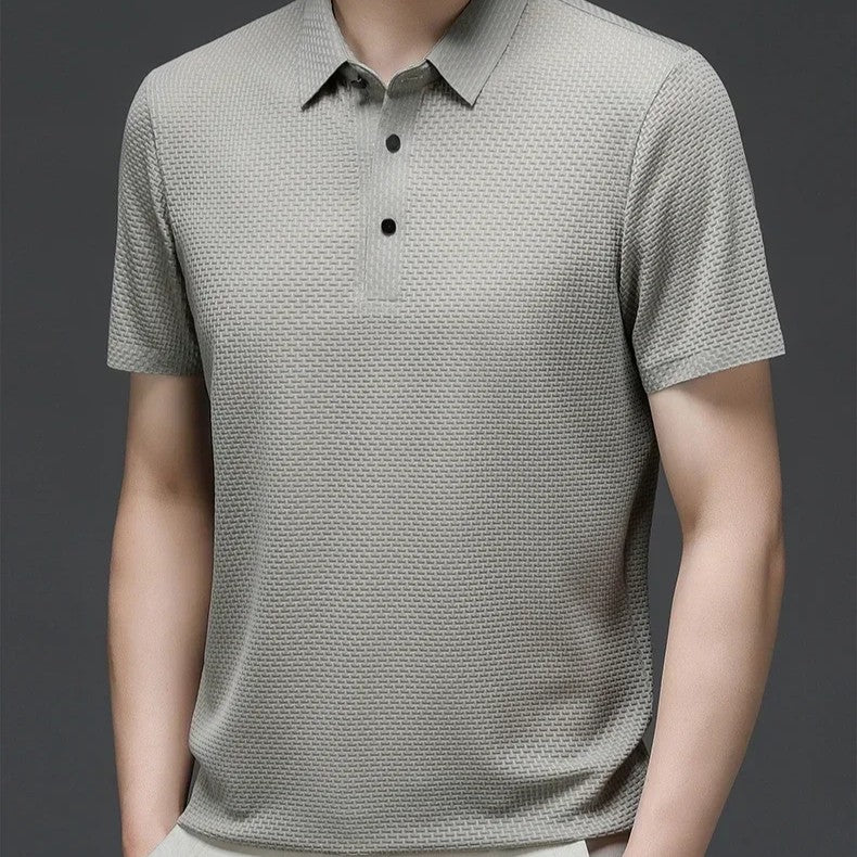 Textured Capri Polo