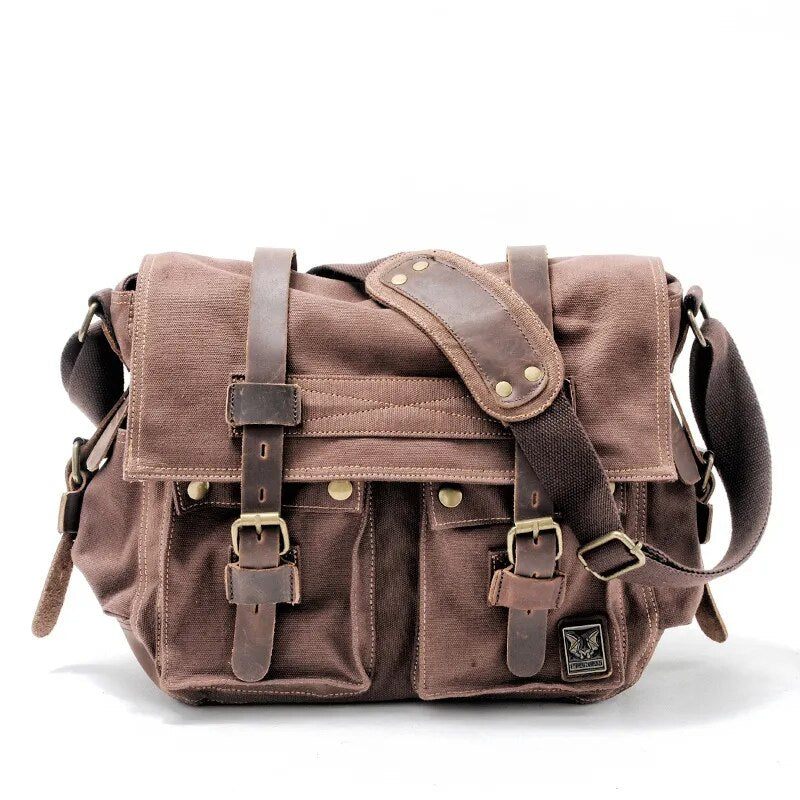 Canvas Messenger Bag